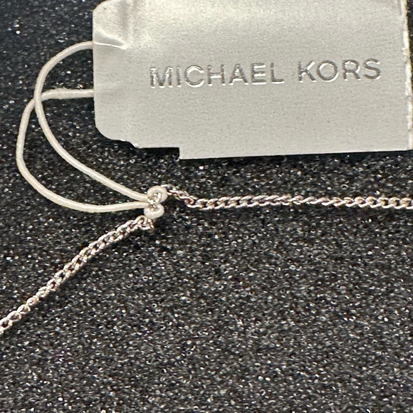 Michael Kors Sterling Silver Cubic Zirconia Slider Bracelet NWT - Picture 8 of 9